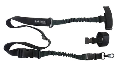Milspec 2-in-1 Tactical Spring Sling - Black - MADE IN CANADA