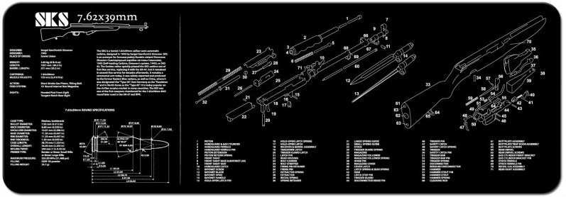 SKS Rifle Cleaning Mat
