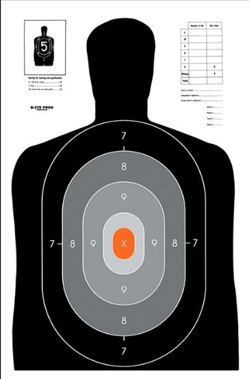 B27E PROS Silhouette 23"x35" Target (25pack)