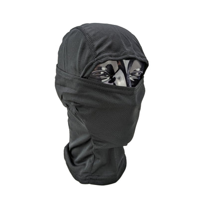 Premium Balaclava - 1ply Fabric Face Mask - Solid Black