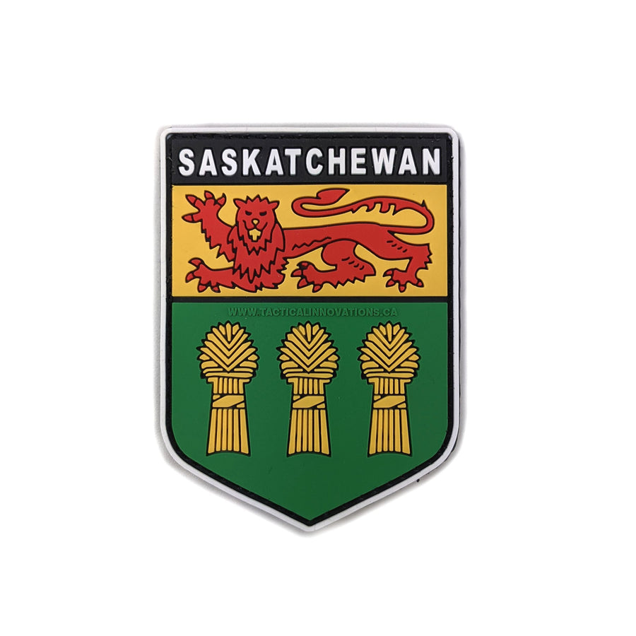 PVC Morale Patch -Provincial Shield - SASKATCHEWAN - FULL COLOUR
