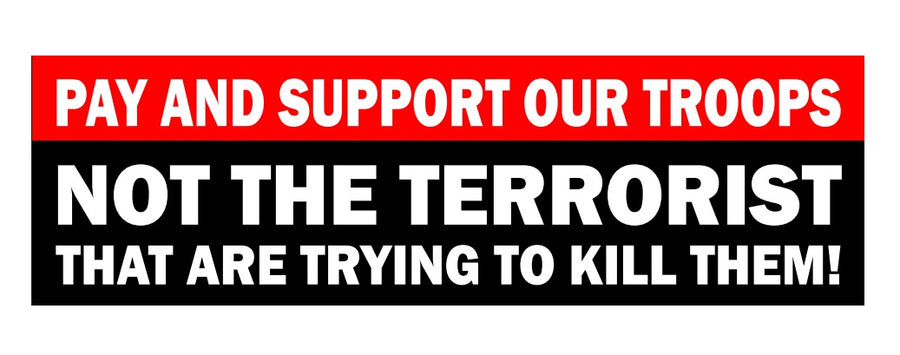 Bumper Sticker - Support Our Troops