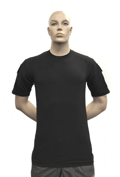 TIC Crew Neck Tactical T-Shirt - Cotton/Polyester Blend - Black - Limited Quantities