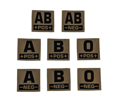 Cordura Blood Type Patches