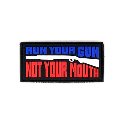PVC Morale Patch - Run your Gun (1.5"x3")