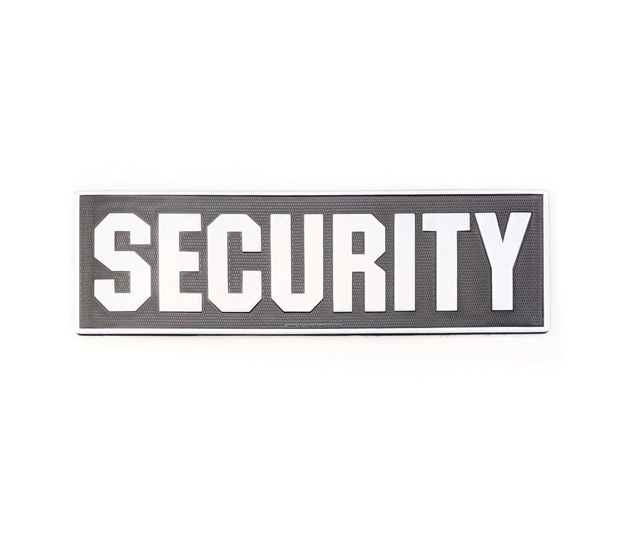SECURITY PATCH - ULTRA HIGH VISIBILITY DESIGN - Black Base 4"x13"