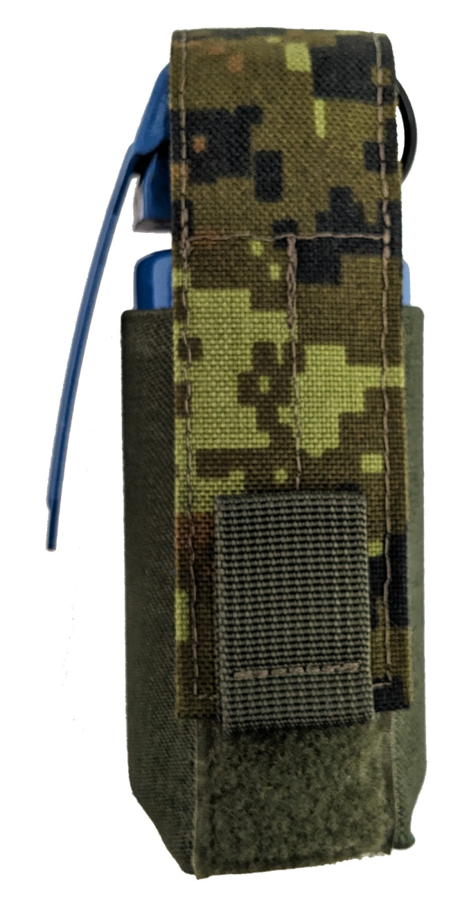 Smoke Grenade Pouch - Elastic Retention Pouch - Digital Forest