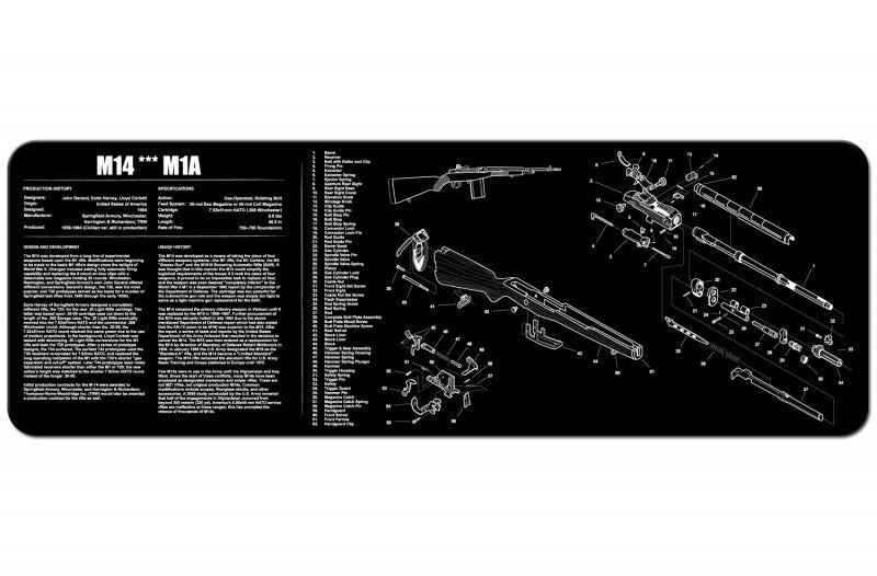 M14 / M1A Rifle Cleaning Mat