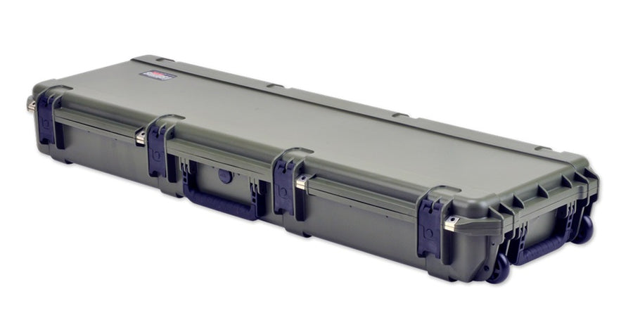 SKB Mil-Spec Waterproof Case 50"x14"x6" Double Rifle Case MILITARY GREEN