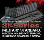 SKB Mil-Spec Waterproof Case 50"x14"x6" Double Rifle Case MILITARY GREEN