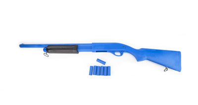 Blue Training Shotgun - Plastic - Remington 870 - Pump Action - c/w 7 Shells - PAL required for purchase