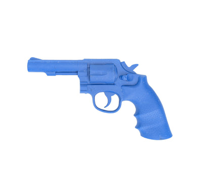 Blue Training Revolver - Plastic S&W Model 10 (4" Barrel) - PAL required for purchase