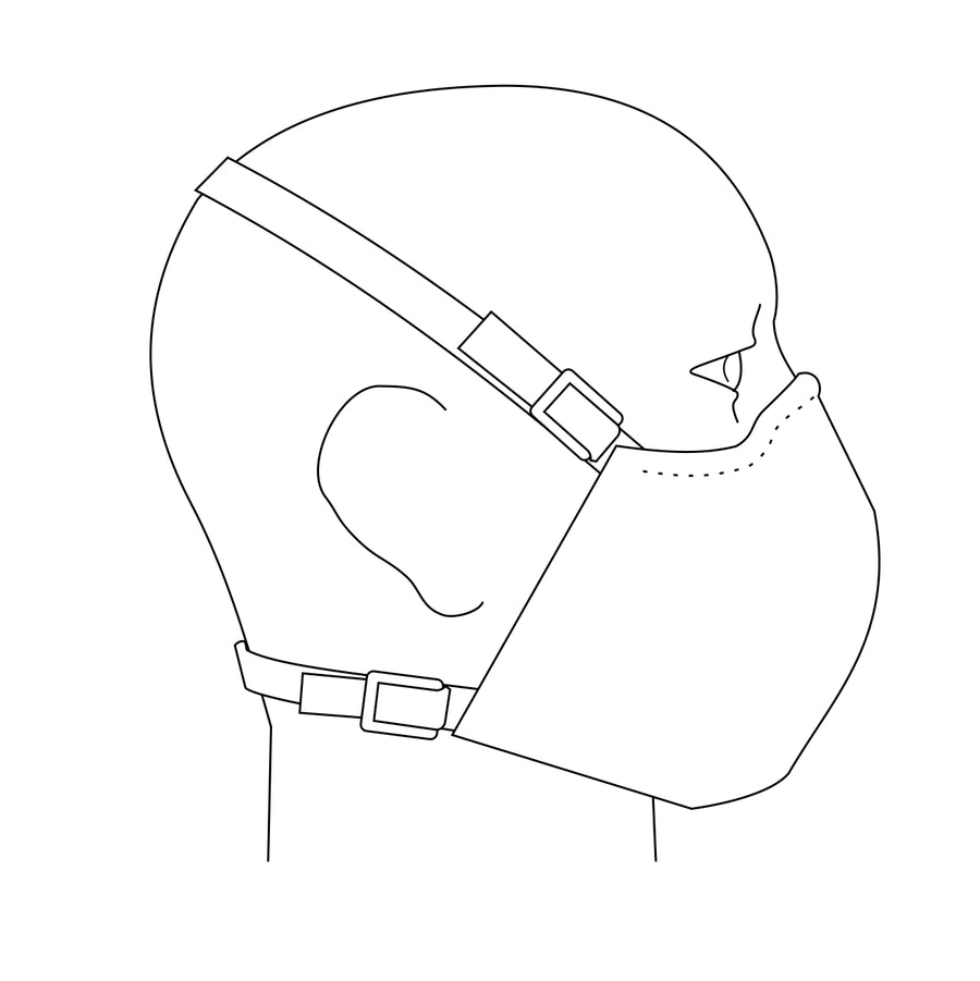 Premium GEN 2 Face Mask - Reusable 2-Ply Fabric - CUSTOM MADE - Allow 3-5 days for completion
