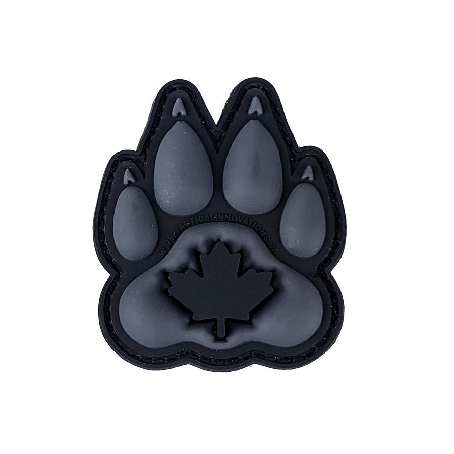 PVC Morale Patch - Canadian K9 - 2"x2.375" GREY