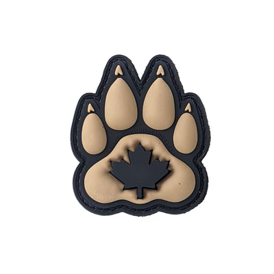 PVC Morale Patch - Canadian K9 - 2"x2.375" - TAN