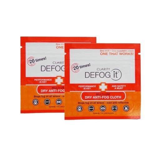 Anti-fog Optics Solution - 2pc Defog-it (Resealable pouch)