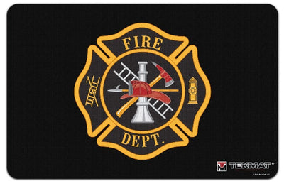 "FIRE DEPARTMENT" Cleaning Mat