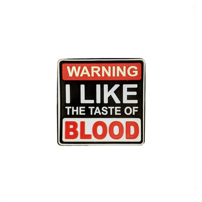 PVC Morale Patch - Warning BLOOD