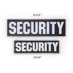 SECURITY PATCH - ULTRA HIGH VISIBILITY DESIGN - Black Base 4"x13"