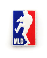 PVC Morale Patch - MLD - Major League Door Kicker (2"x3") - Glow in the Dark