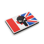 PVC Morale Patch - 2"x3.5" Canadian/United Kingdom - GLOW