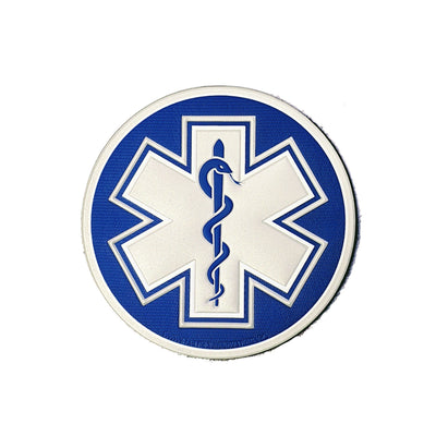 Polymer Morale Patch - EMS Emblem - Reflective