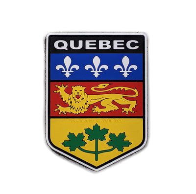 PVC Morale Patch -Provincial Shield - QUEBEC - COLOUR