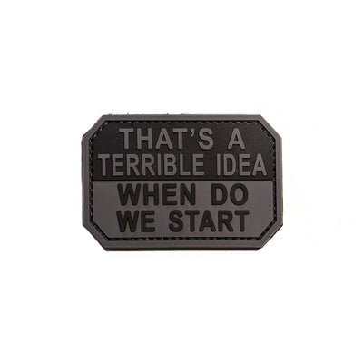 PVC Morale Patch - That's Terrible