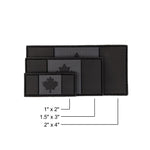 PVC Morale Patch - Canadian Flag - Grey 1"x2" - image 4