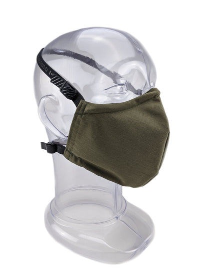 Premium GEN 2 Face Mask - Reusable 2-Ply Fabric - Solid Olive Green