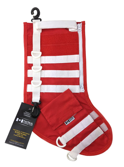 Tactical Christmas Stocking - Red & White - Limited Quantities