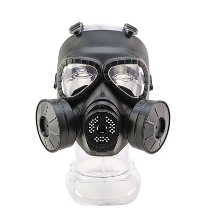 PROPS Rental - M40 Series Gas Mask - Single or Dual Canisters - Black