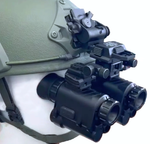 Twin Digital Night Vision Monocular Gen.2+ with Invisible IR Light & Bridging Adaptor (WiFi Capable)