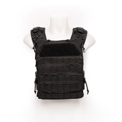 Tactical Plate Carrier Vest - BLACK GEN.2 (THIS IS A CARRIER VEST ONLY )