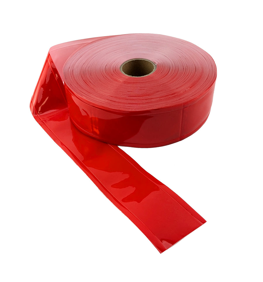TIC OEM - 2"Wide Red PVC Reflective Tape (SOLD by the Meter)