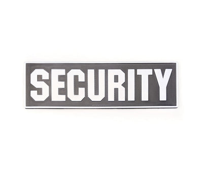 SECURITY PATCH - ULTRA HIGH VISIBILITY DESIGN - Black Base 3"x10"