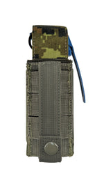 Smoke Grenade Pouch - Elastic Retention Pouch - Digital Forest