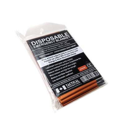 Disposable Emergency - Hypothermia Wrap - High Visibility Orange