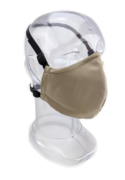 Premium GEN 2 Face Mask - Reusable 2-Ply Fabric - Solid Desert Tan