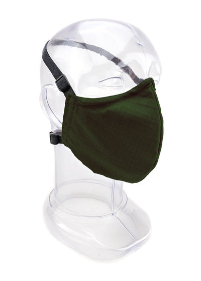Premium GEN 2 Face Mask - Reusable 2-Ply Fabric - Solid Ranger Green