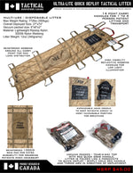 TIC Quick Deploy Tactical Litter - Coyote - (NOW-BACK-IN-STOCK)