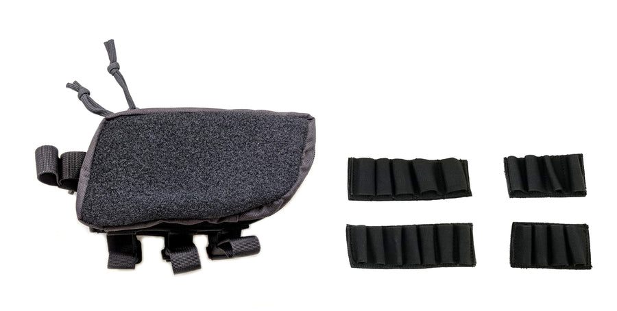Universal Shotgun / Rifle Stock Pouch - Black (Right Hand)