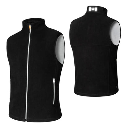 6-Zone Heated Vest - Black c/w 10,000mAh USB Power Bank