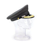 Police Forge Hat - Black Brim Single Oak Branch Rank
