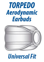 TORPEDO Universal Ear bud (3 Pack) WHITE