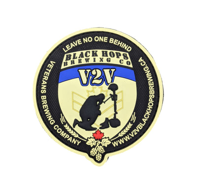 PVC Morale Patch - Custom Design for V2V Black Hops Brewery Company (NOT AVAILABLE FOR DIRECT PURCHASE)