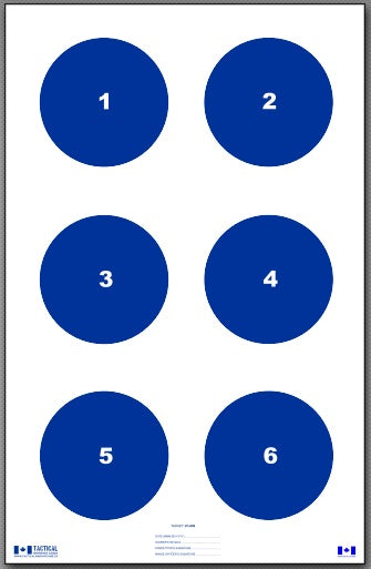 Skill Training Target 8" Circles (25pack)
