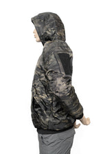 Quilted Poly Filled Hoodie Jacket - AKA Woobie - Multicam Black