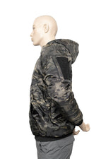 Quilted Poly Filled Hoodie Jacket - AKA Woobie - Multicam Black