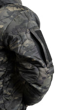Quilted Poly Filled Hoodie Jacket - AKA Woobie - Multicam Black